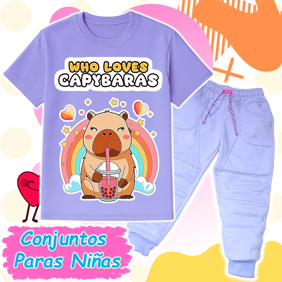 Conjunto Capibara Lila