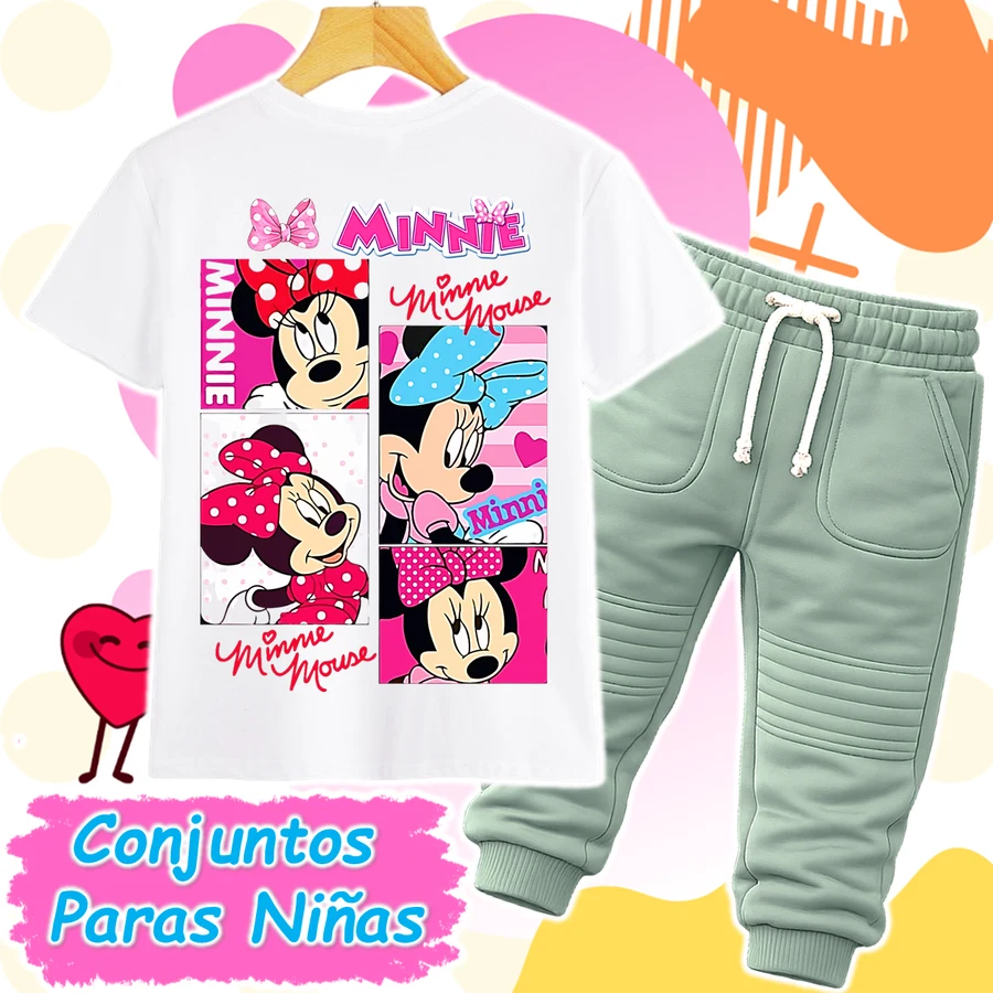 Conjunto Minnie Verde Niña