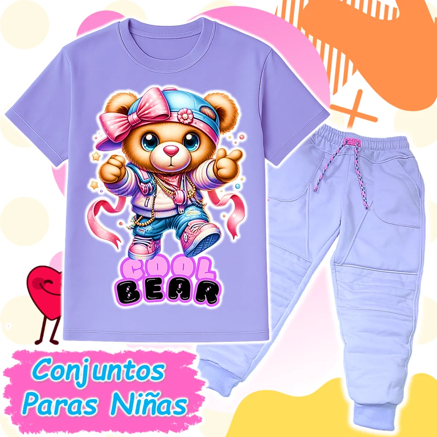 Conjunto Bear Cool Lila