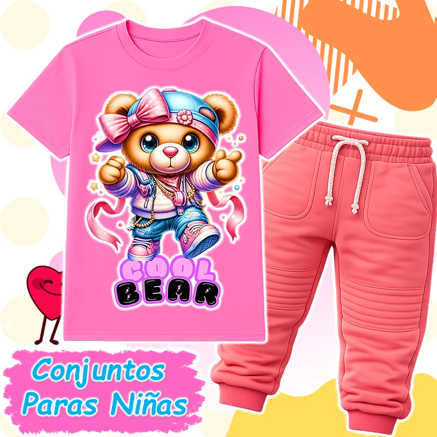 Conjunto Bear Cool Salmon